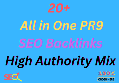 20+ Pr9 High Authority Profile Backlinks-Boost Rank