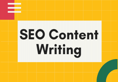 I will do SEO Articles,  Blogs,  Content Writing in 1000 Words