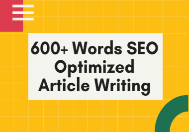 I will be your SEO Content,  Article,  or blog writer on any topic