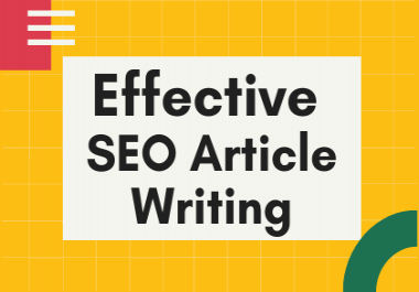 1500 words Effective SEO Article Writing