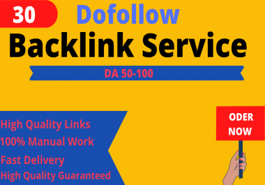 I will create manually 30 High DA 90+ Profile Backlinks