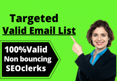 I will do valid email collection and Email list building