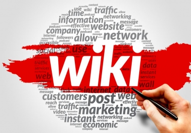 I will create 300 wiki contextual backlink for your website