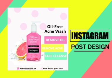 I will design professional social media poster your company with unlimited revisions