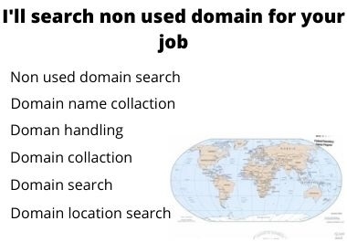 I will searching Non used domain for you