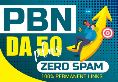 Build 50 Unique PBN Backlinks DA70 to 50 Dofollow Domains