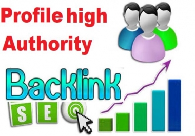 30 high authority profile dofollow backlink