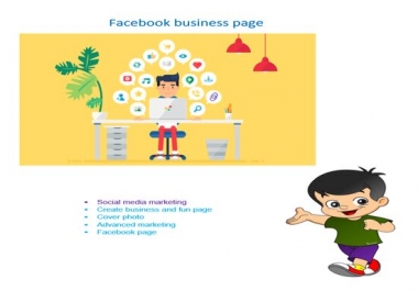 I will create professional Facebook business pages and social media
