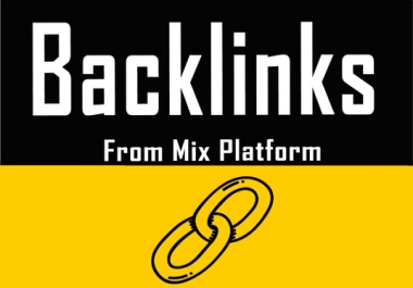 1000+ Mix Platform Of High Quality backlinks