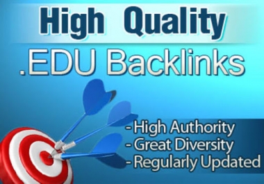 Get you 100. EDU High Authority Backlinks