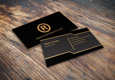 I will design an amazing business card for you