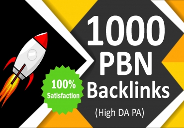 1000 PBN Backlinks from high DA PA