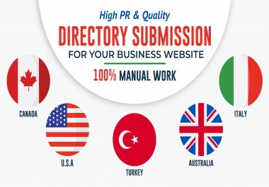 I will do 200 directory submission for any country