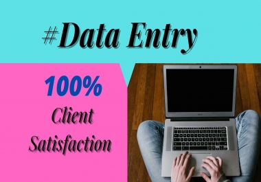 We will do excel data entry,  copy paste and web research