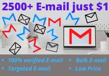 I will give you 2500+ organic and valid Emails