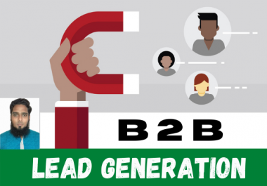 I will do b2b targeted lead generation for you