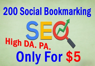 I will make high quality 200 Social Media Bookmarking Manually