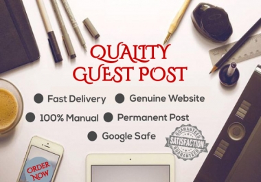 Guest Posting Service With Dofollow Backlinks On High DA Sites