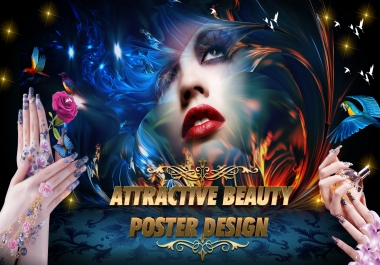 I will design attractive beauty poster and flyers