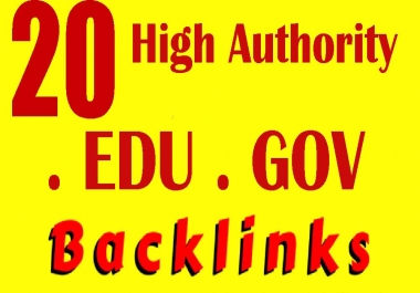 I Will Do 21 Top Class University. EDU. GOV Backlinks Helps To get Rank