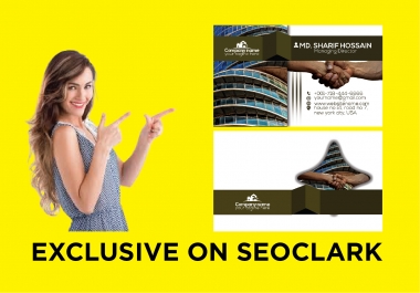 I will do awesome business card design for you