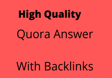 I will promote your website by 8 high quality answers posting in Quora