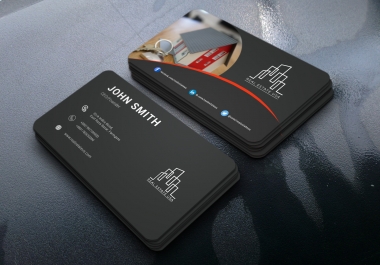 I will design a new visiting card design with printable file