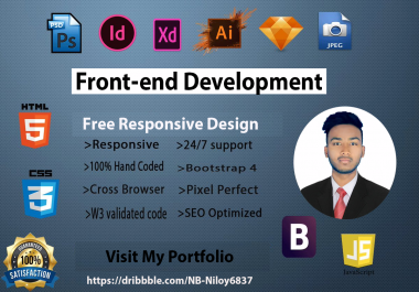 I will build website,  do web design and Convert HTML Design