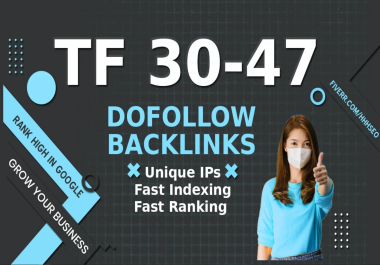 50 High Quality Unique Backlinks for High Rankings SEO TF30-47 Dofollow Top Quality Links
