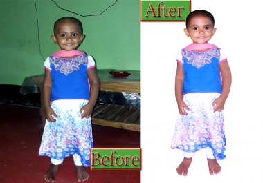 I will do any image background removal service within 24 hour