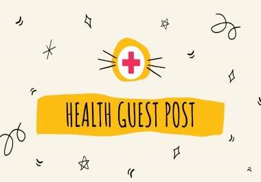 I will provide 5 permanent health guest post