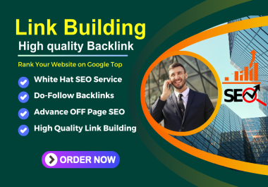 You will get link building with high authority Dofollow SEO backlink