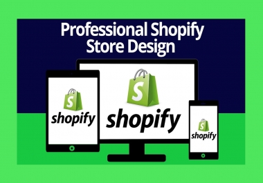 I will design a beautiful shopify drop shipping store