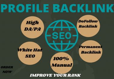 I will do 20 dofollow profile backlinks manually for SEO ranking