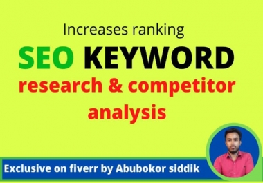 perfect SEO keyword research and competitor analysis