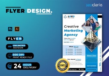 I will create all types of corporate and business flyer template