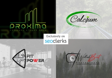 I will create modern minimalist and watermark logo for your business