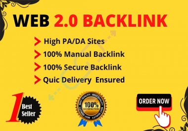 I will make you manually 50 web 2.0 high DA permanent blog backlinks with indexing facility