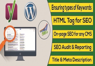 I will do do On Page Onsite SEO for google Top ranking