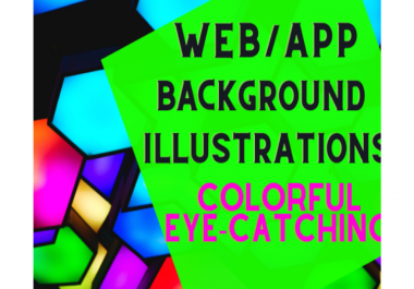 I will draw flat illustrations for web and apps