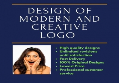 I will do Design Of Modern And Creative Logo for your business