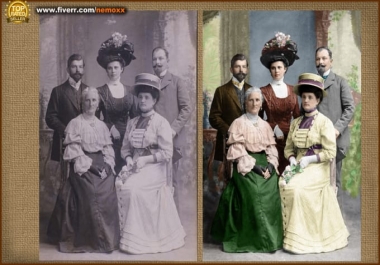 I will realistically colorize your black and white image