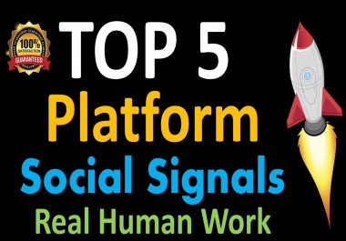 Mega Powerful 20,000 Social Signals for Top 5 Social Media Sites Get More Traffic to Your Website