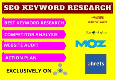I will do best seo keyword research depending to your niche