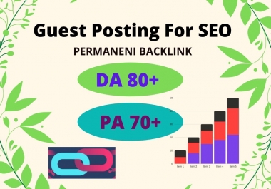 I will guest posting for SEO permanent backlink high da guest posts high authority link building