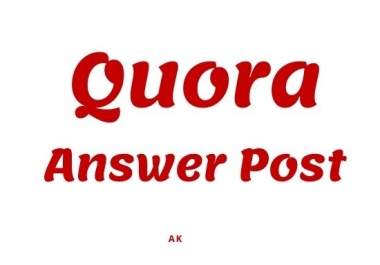 Promote website Quora 12 Backlink