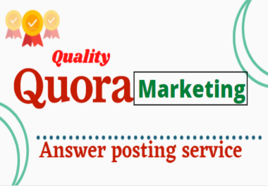 High Quality 25 Quora answer for your website