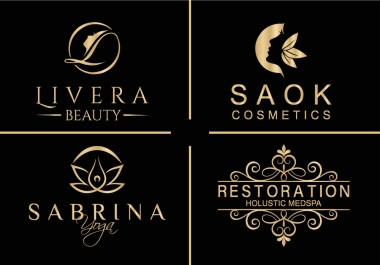 I will Do Professional Beauty Logo Design