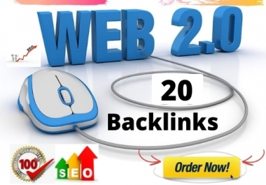 20 Manual Web 2.0 Backlinks Do follow high quality permanent link building