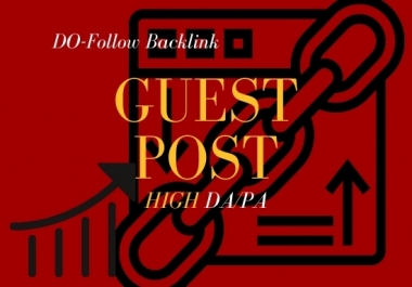 I will Publish GUEST POST on 10 Do follow High Authority Site